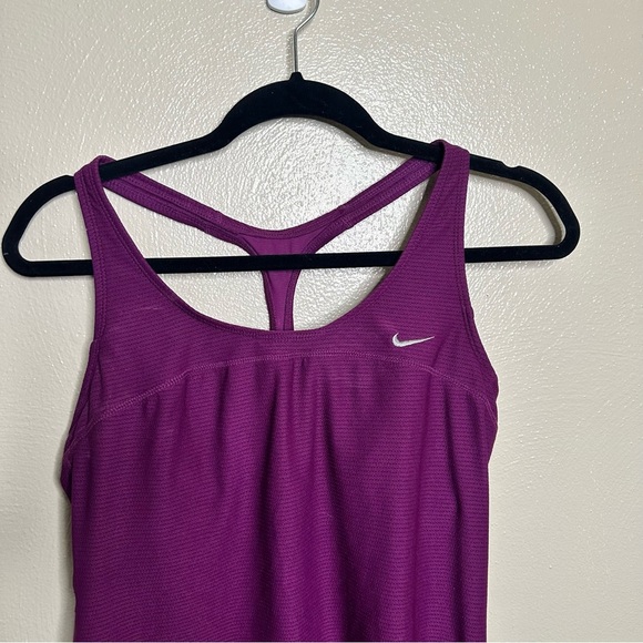 Nike DriFit Purple Racerback Tank Size Medium - Picture 3 of 7